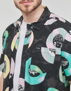Volcom - V ENT LP WOVEN SS Noir Outlet