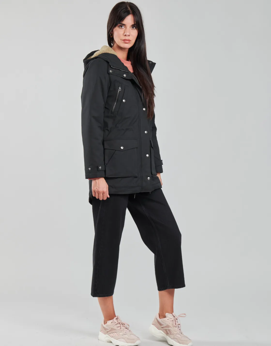 Volcom - WALK ON BY 5K PARKA Noir Hot