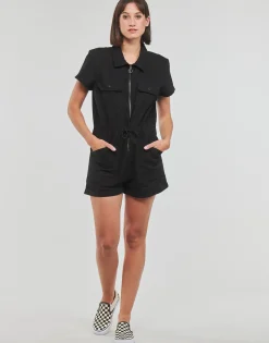 Volcom - WHEELFRITE ROMPER Noir Outlet