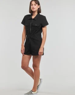 Volcom - WHEELFRITE ROMPER Noir Outlet