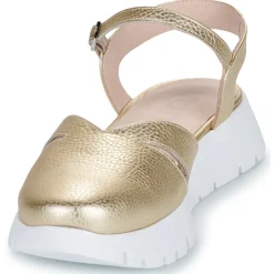 Wonders - A-2461-MAX-PLATINO< Sandales Et Nu-pieds