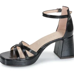 Wonders Sandales Et Nu-pieds^- G-6804-LACK-NEGRO