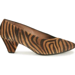 Wonders - I7601-ZEBRATO-CUERO-ANTE-NEGRO< Escarpins