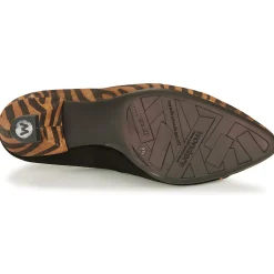 Wonders - I7601-ZEBRATO-CUERO-ANTE-NEGRO< Escarpins