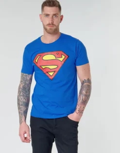 Yurban - SUPERMAN LOGO CLASSIC Bleu Outlet