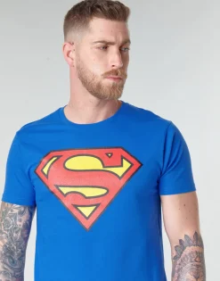 Yurban - SUPERMAN LOGO CLASSIC Bleu Outlet