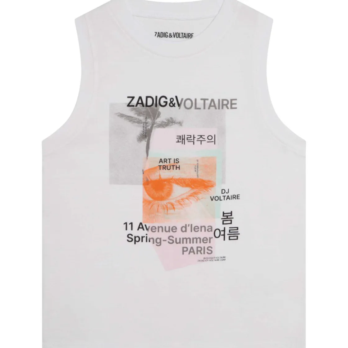 Zadig & Voltaire - X15378-10P-J Blanc Sale