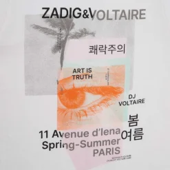 Zadig & Voltaire - X15378-10P-J Blanc Sale
