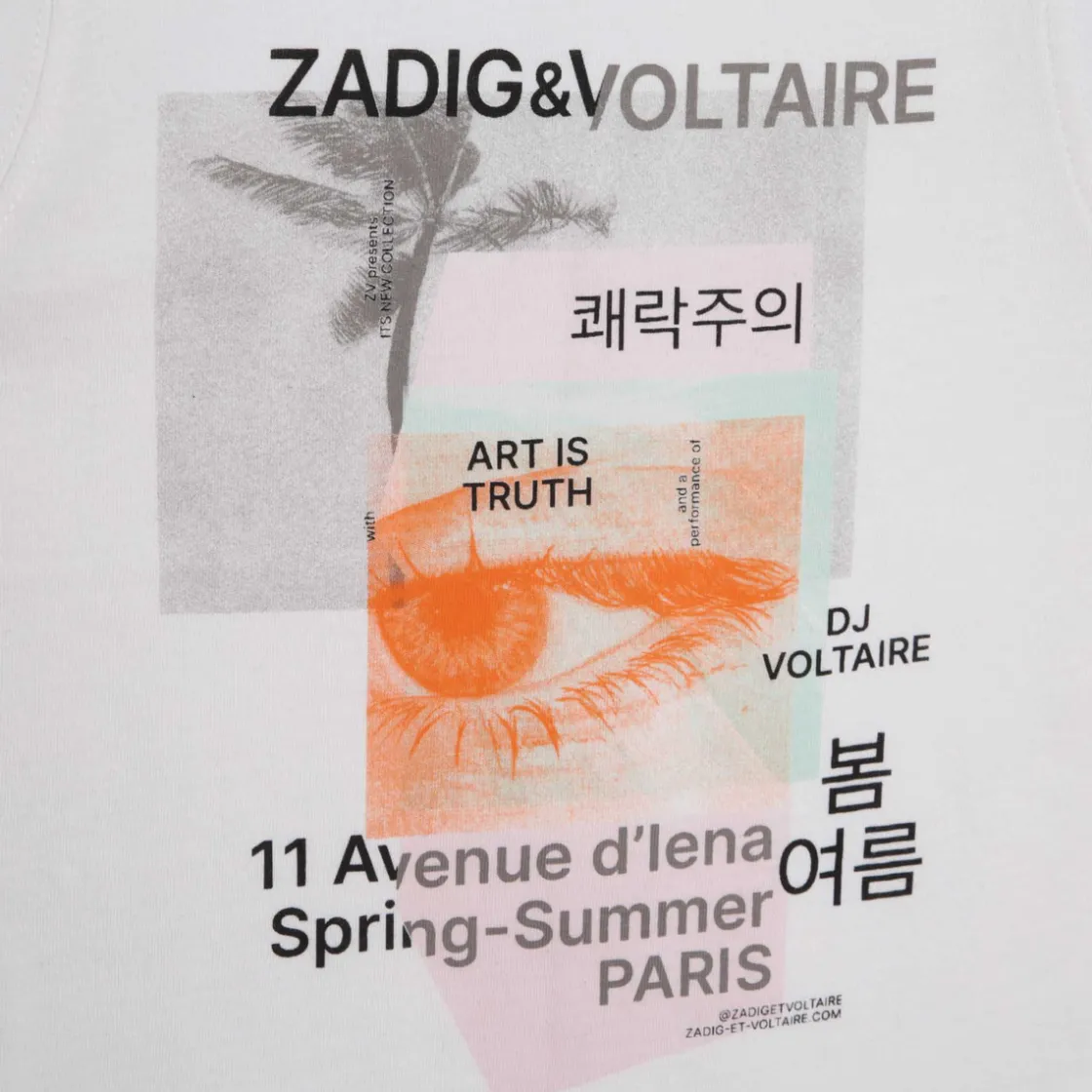 Zadig & Voltaire - X15378-10P-J Blanc Sale